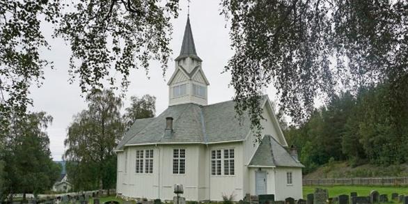 Bilde/illustrasjon om Rogne kyrkje - Rogne sokn