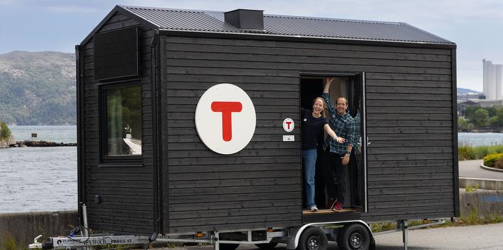 Bilde/illustrasjon for DNT-hytta på hjul kommer til Valdres i uke 44 – har du lyst til å overnatte i den? DNT-hytta på hjul kommer til Valdres i uke 44 – har du lyst til å overnatte i den?